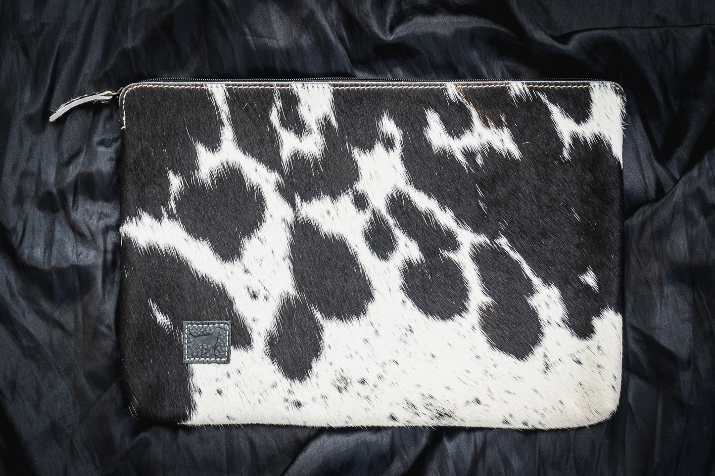 cowhide computer sleeve