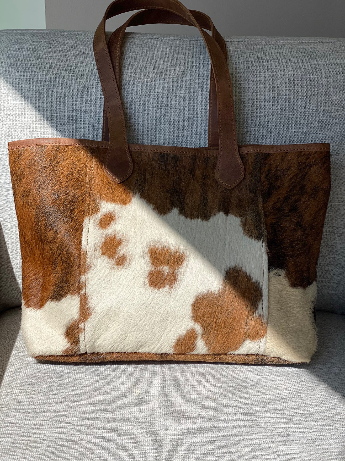 The Grocery Getter Tote - Cowhide or Leather