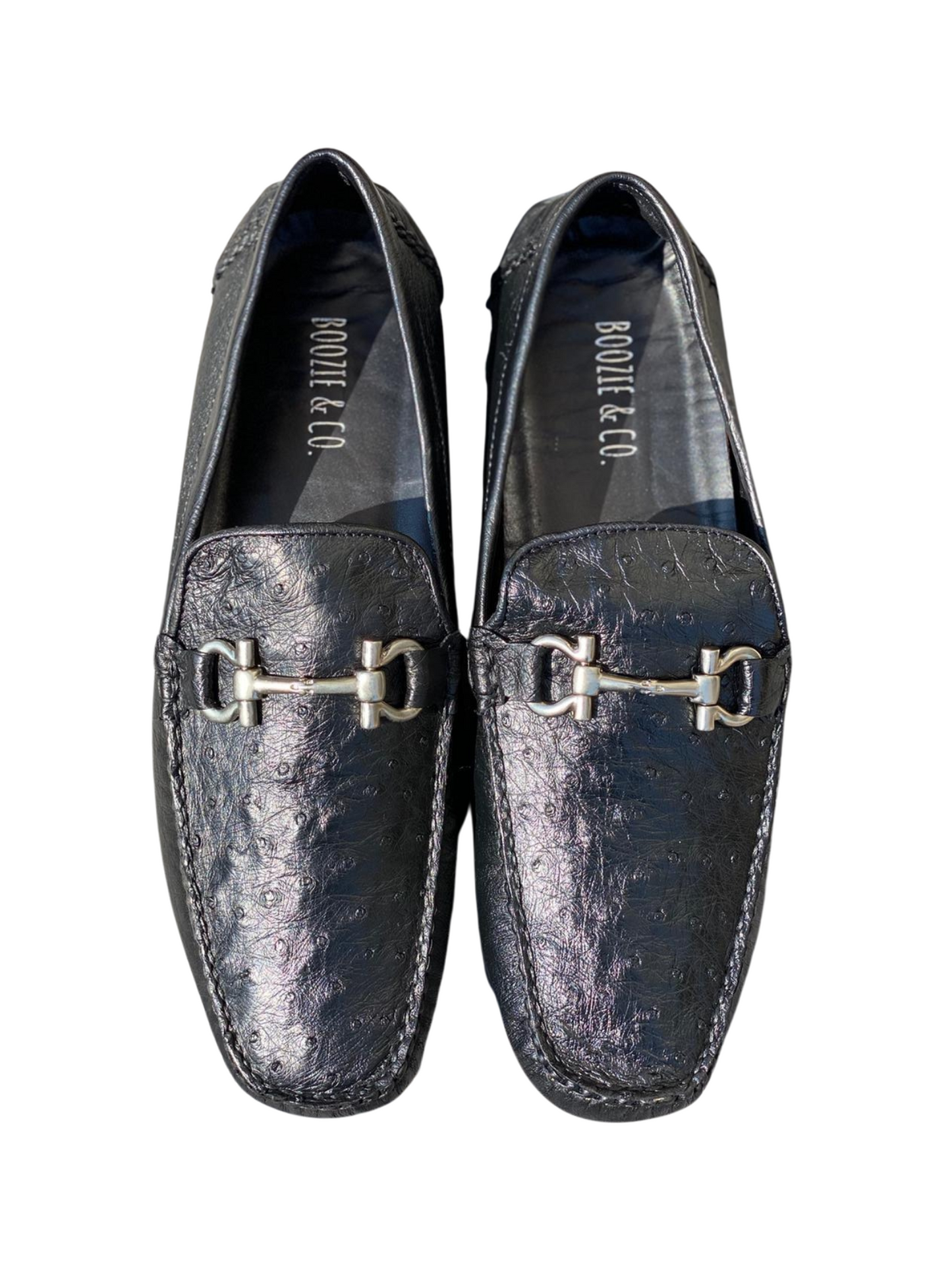 The Road Runner Ostrich Driving Shoes