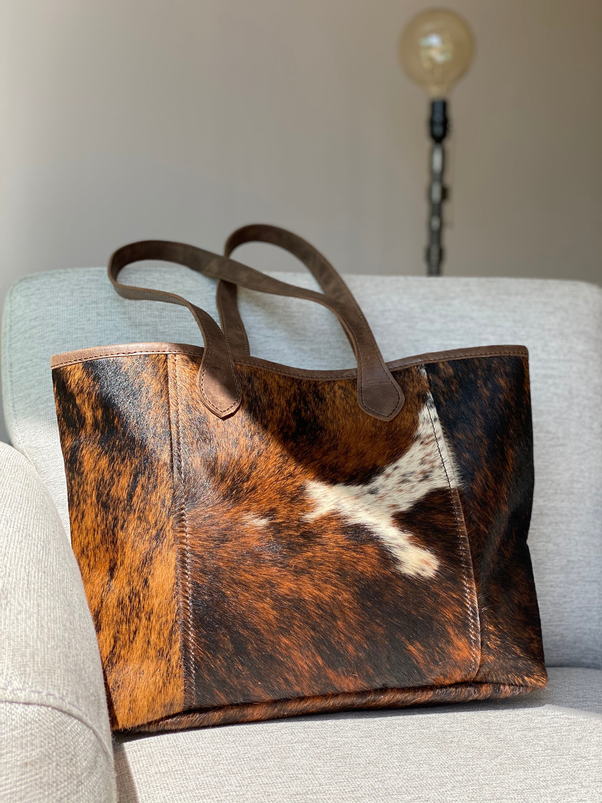 The Grocery Getter Tote - Cowhide or Leather