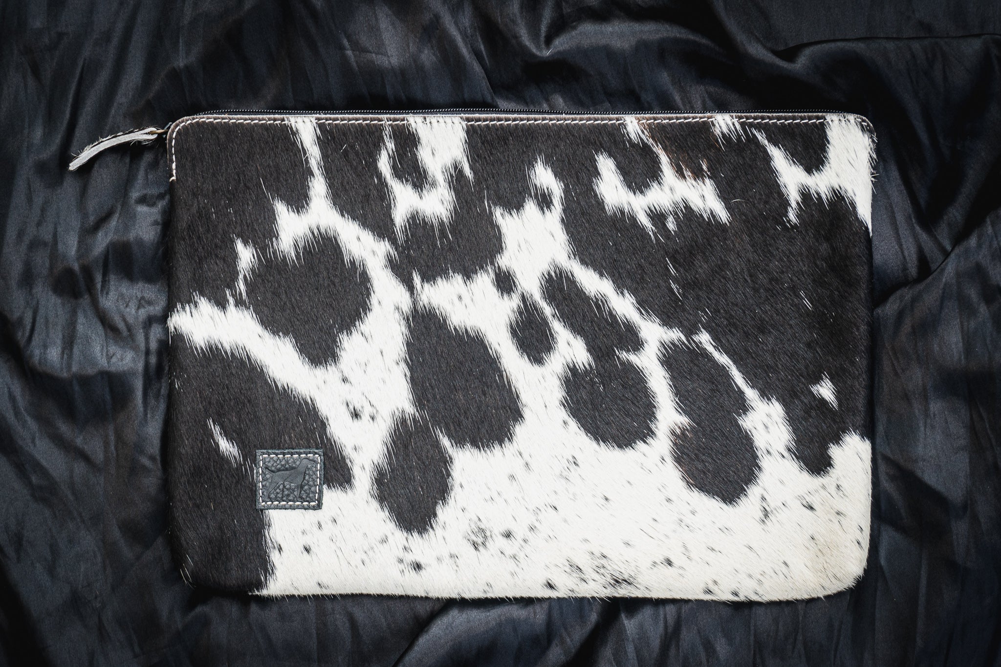 cowhide computer sleeve