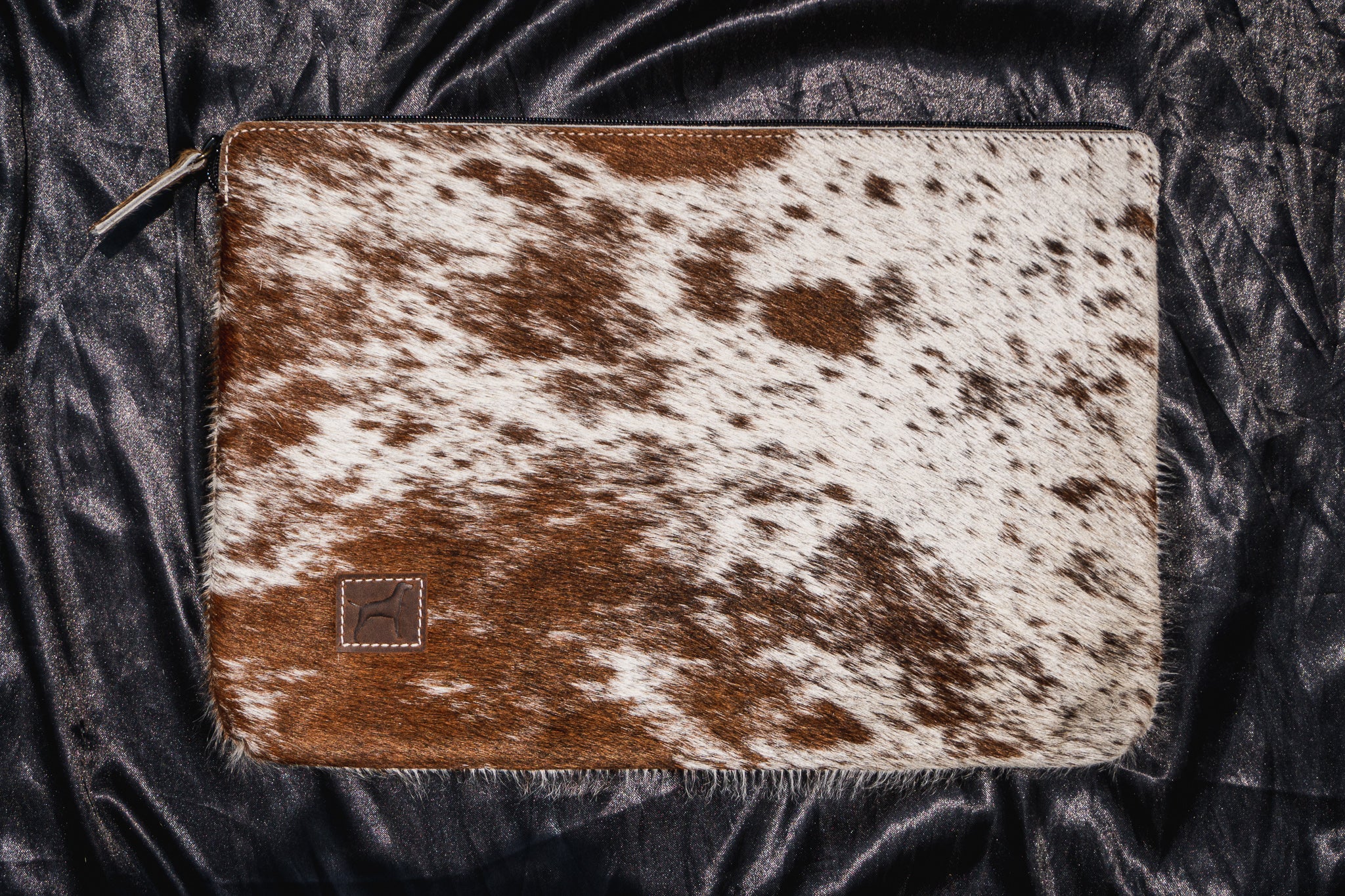 cowhide computer sleeve