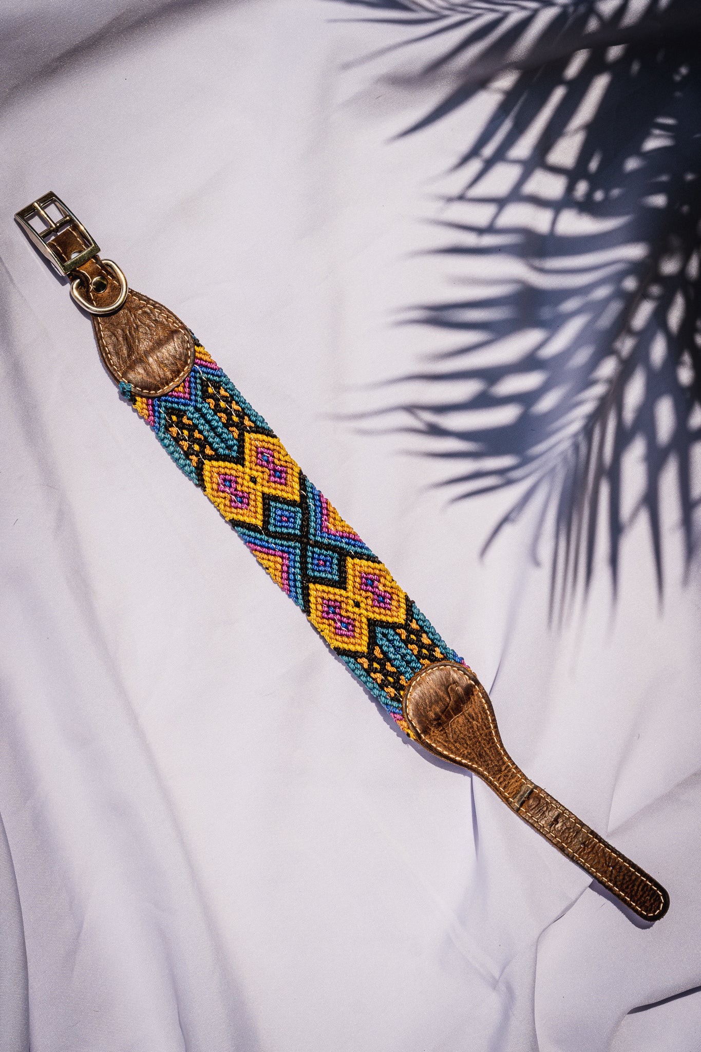The Boozie Dog Collar Chiapas and Leather