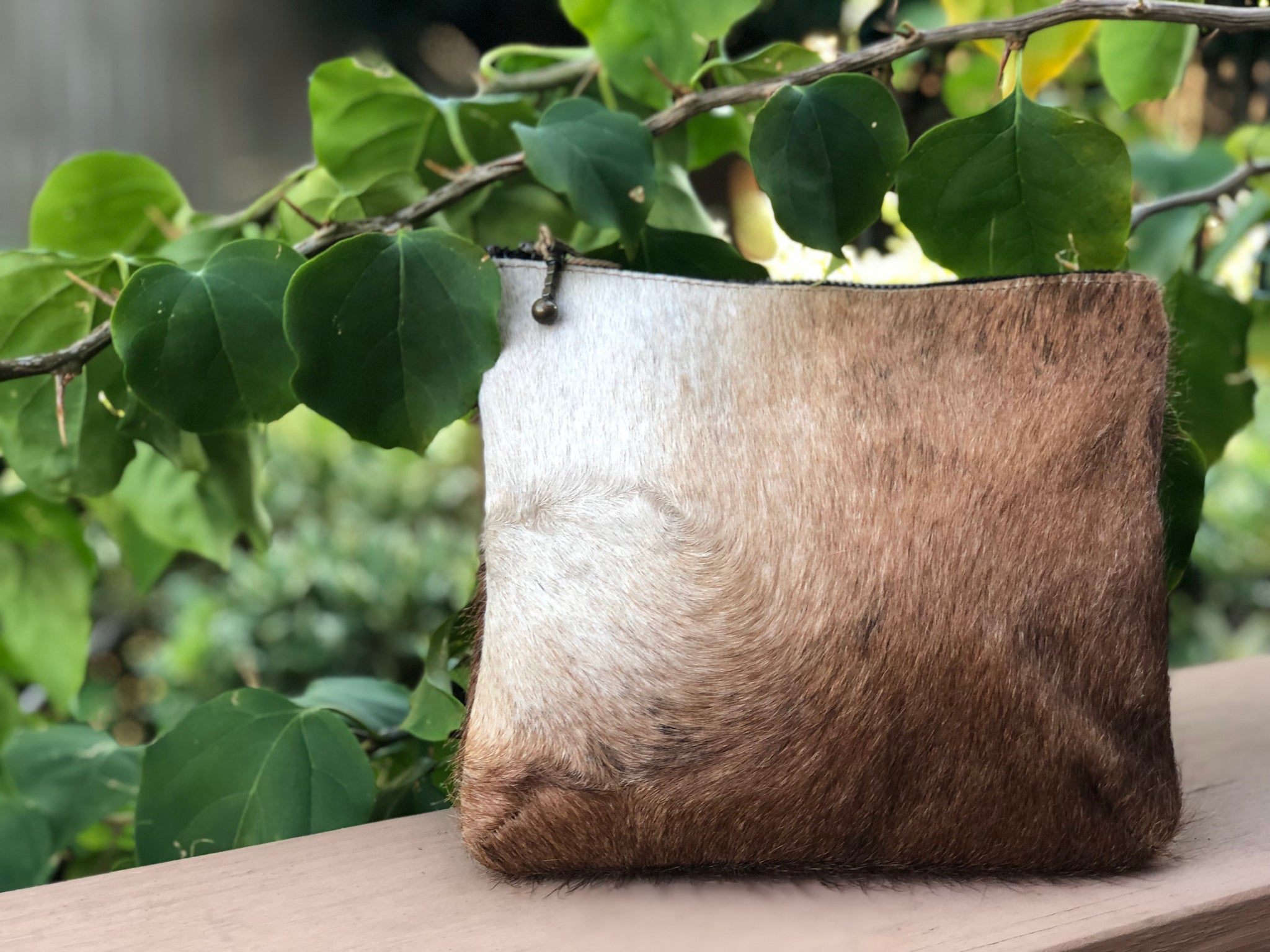 Monterrey cowhide clutch