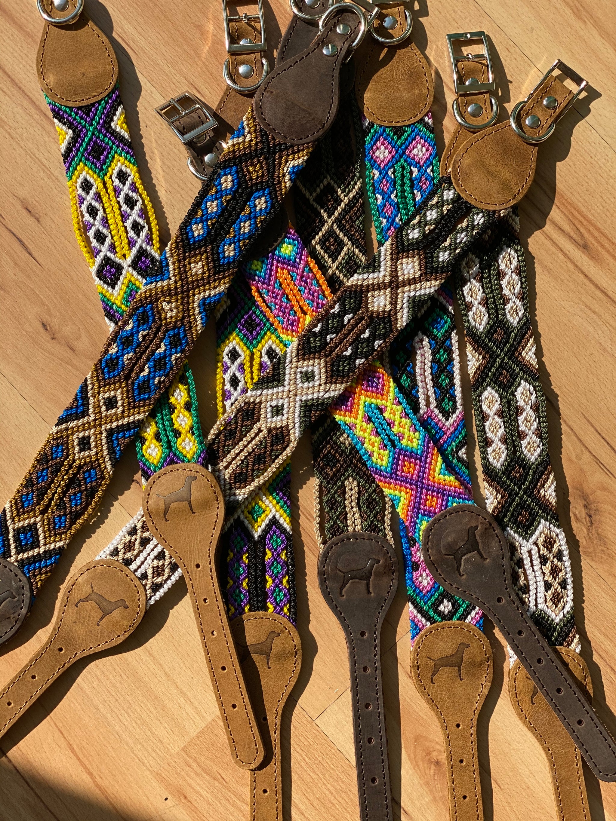 The Boozie Dog Collar Chiapas and Leather