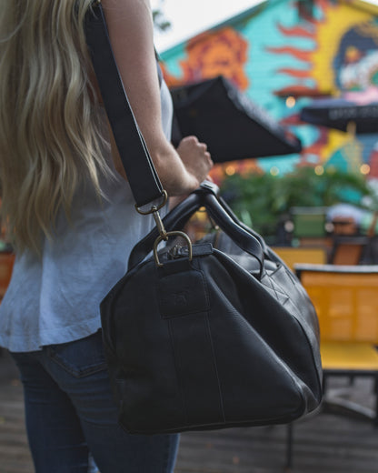 The Forty 8 Leather duffle