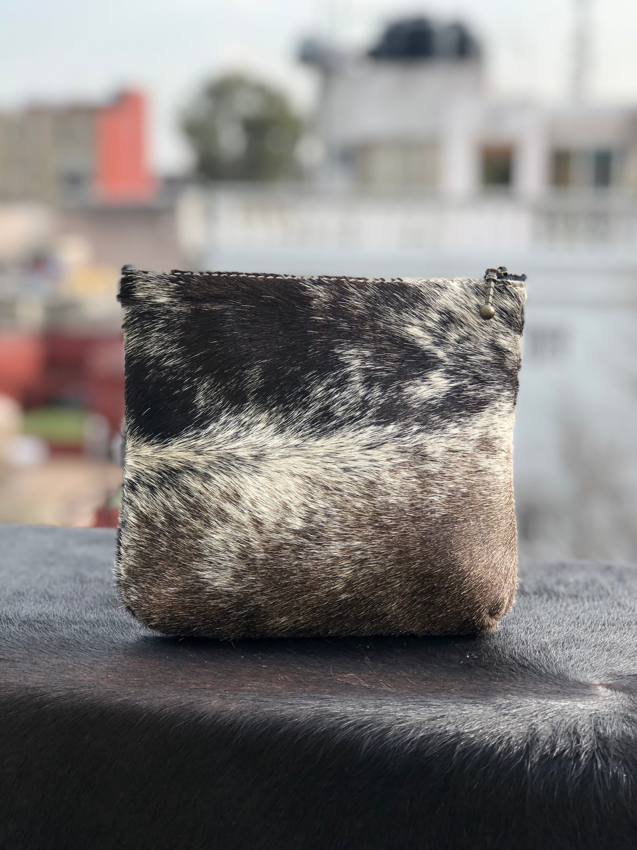 Monterrey cowhide clutch