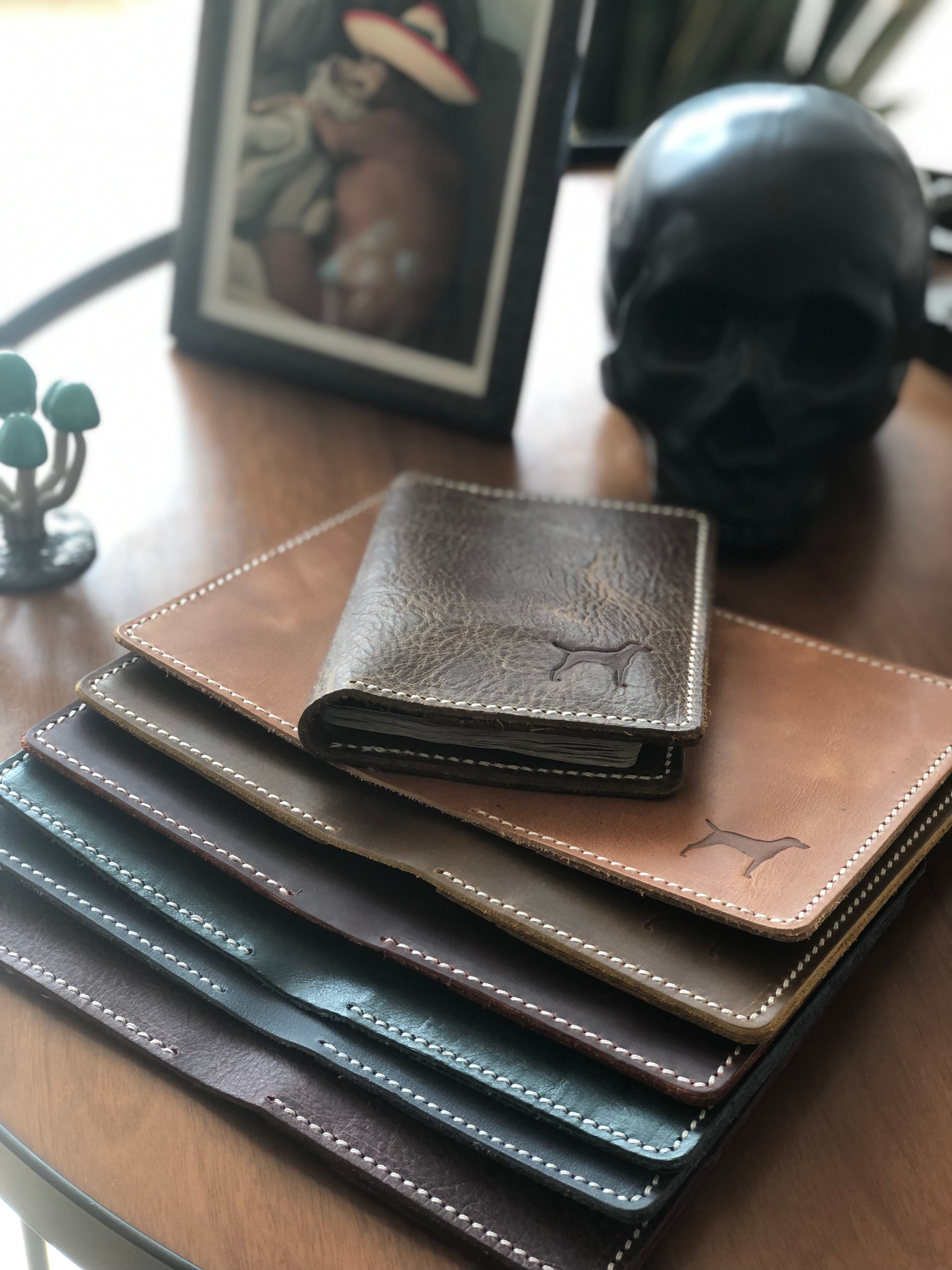 The Oaxaca passport holder - cowhide and leather